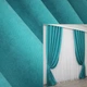 Комплект готовых штор VR-Textil Микровелюр SPARTA № 835ш Бирюзовый 150х285 см 2 шт (30-617) - изображение 1