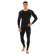 Чоловічий лонгслів з довгим рукавом рашгард Jason J01 розмір 4XL (52-54) Black-Green - зображення 6