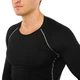 Чоловічий лонгслів з довгим рукавом рашгард Jason J01 розмір 3XL (50-52) Black-Grey - зображення 5