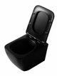 Набор: Подвесной безободковый унитаз DUSEL CUBIS Black с сиденьем+ Гигиенический душ со смесителем DUSEL GANI Black - изображение 5