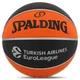 Мяч баскетбольный резиновый Spalding Euro Turk TF 150 84506 размер 7 Orange-Black - изображение 2