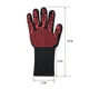 Термостійкі/вогнетривкі рукавички до 800°C для барбекю BBQ Gloves чорні (LB-68143) - зображення 4