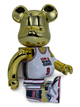 Статуетка Bearbrick x Michael Jordan 1992 x Team USA Gold Chrome 400% 28 см Medicom Toy НБА Баскетболіст - зображення 13