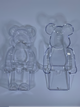 Статуетка Bearbrick x Decor case Magnet 400% 28 см Medicom Toy Чохол магніт - зображення 8
