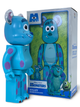 Статуетка Bearbrick x Disney Pixar x Monsters Sulley 400% 28 см Medicom Toy Карпорація монстрів - зображення 4