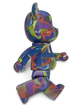 Статуэтка Bearbrick x KAWS x Tension 400% 28 см Medicom Toy Краски сияния - изображение 11