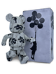Статуэтка Bearbrick x Banksy x Flying Balloons Girl 400% 28 см Medicom Toy Девочка с воздушными шарами - изображение 6