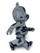 Статуэтка Bearbrick x Banksy x Flying Balloons Girl 400% 28 см Medicom Toy Девочка с воздушными шарами - изображение 12
