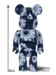 Статуетка Bearbrick x Mishka x Monochromatic 400% 28 см Medicom Toy Всевидячі очі - зображення 9