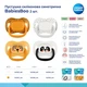 Canpol babies Пустушка силіконова симетрична 6-18 міс BabiesBoo 2 шт. - оранжева 34/928_ora 5901691889521 - изображение 5
