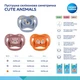 Canpol babies Пустушка силіконова симетрична 18+ міс CUTE ANIMALS - блакитний 34/926_blu 5901691889453 - изображение 4