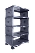 Етажерка для взуття Violet House Еко Black Ротанг (6700597) 8001700107565 - зображення 1