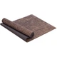 Килимок для йоги Льняний (Yoga mat) двошаровий 6мм (розмір 185x62x0, 6см, джут, Коричневий) (FI-2441_Коричневий) - изображение 1