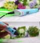 3D ручка набір з пластиком та трафаретами, 3D Pen-3 Violet c LCD дисплеєм, 3Д ручка для дітей - зображення 6