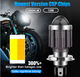 Світлодіодна лампа H4 LED Moto ближній білий / дальній білий H4-CSP - зображення 2