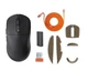 Беспроводная мышь Kysona M600 Ultralight игровая аккумуляторная оптическая три режима подключения 26000 DPI Black - изображение 3