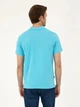 Поло довге чоловіче Pierre Cardin G021GL011-000-1954212 (turkuaz) M Бірюзове (8683857494943) - зображення 2