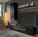 Вітрина навісна ANETTE чорний/дуб артизан BIM FURNITURE - зображення 4