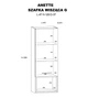 Вітрина навісна ANETTE чорний/дуб артизан BIM FURNITURE - зображення 3