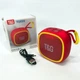 Портативна Bluetooth-колонка TG659 з ремінцем, Гучна блютуз колонка для вечірки. Колір: червоний - зображення 9