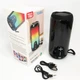 Bluetooth-колонка TG651 з RGB ПІДСВІТКОМ. Колір: чорний - зображення 3