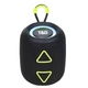 Портативна колонка TG655 5W з RGB підсвічуванням та ремінцем, Bluetooth колонка для вулиці. Колір: чорний - зображення 2