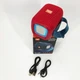 Портативна Bluetooth колонка TG339 5W з RGB підсвічуванням, Гучна блютуз колонка. Колір: червоний - зображення 5