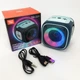 Портативна Bluetooth колонка TG359 7W з підсвічуванням RGB, акумуляторна колонка для музики. Колір: синій - зображення 2