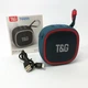 Портативна Bluetooth-колонка TG659 з ремінцем, Bluetooth колонка з підсвічуванням. Колір: синій - зображення 7