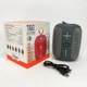 Портативна Bluetooth колонка TG658 8W з RGB підсвічуванням, Музичні колонки для вулиці. Колір: сірий - зображення 4