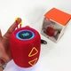 Портативна колонка TG655 5W з RGB підсвічуванням та ремінцем, бездротова колонка потужна. Колір: червоний - зображення 3