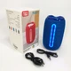 Портативная Bluetooth-колонка TG653 USB с ремешком, Беспроводная колонка портативная мощная. Цвет: синий - изображение 7