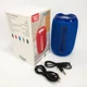 Портативная Bluetooth-колонка TG653 USB с ремешком, Беспроводная колонка портативная мощная. Цвет: синий - изображение 11
