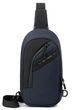 Стильна чоловіча багатофункціональна сумка Navy Blue City Modern No Brand 1356-01 Синій - зображення 1