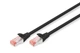 Digitus Патч-корд CAT 6 S-FTP, 10м, AWG 27/7, LSZH, чорний - изображение 1
