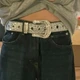 Ремень со стразами в стиле y2k belt drip - изображение 4