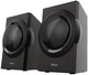 Trust Акустична система (Колонки) 2.1 Yuri Speaker Set, BLACK - изображение 3