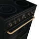 Gorenje Плита електрична склокерамічна, 71л, 60x60см, дисплей, програматор, приготування з паром, чорний матовий - изображение 4
