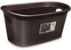 Корзина Stefanplast Elegance с ручками 35 л Коричневая (PRO175/3) - изображение 1