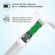 Мини вентилятор на аккумуляторе ручной раскладной Mini Fan Devil HZ001 белый (GS-141784) - изображение 4