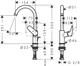 Смеситель для раковины HANSGROHE Logis 71130000 - изображение 2