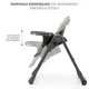 Стульчик для кормления 2 в 1 Kinderkraft Tummie Grey, 5902533925049 - изображение 12
