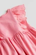 Платье из джерси с воланами розовое H&M 122-128см (400097385) - изображение 2