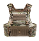 Плитоноска Warrior Assault Systems Quad Release Carrier size L multicam и тройной подсумок (панель) - изображение 7