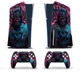 Комплект виниловых наклеек Honson (Samurai) для Sony PlayStation 5 SLIM Blu-ray и Dualsense [437156081] - изображение 1