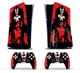 Комплект вінілових наліпок Honson (Venom) для Sony PlayStation 5 SLIM Blu-ray та Dualsense [437156138] - зображення 1