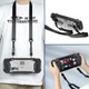 Якісний захисний чохол з ремінцем FashionCase для ігрової консолі Valve STEAM DECK / STEAM DECK OLED (Black/Transparent) [437156111] - зображення 3