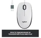 Мышь Logitech M100 Optical Mouse White (910-006764) - изображение 3