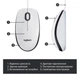Мышь Logitech M100 Optical Mouse White (910-006764) - изображение 6