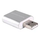 USB-звуковая карта B00668 2.0 Channel с чипом C-Media (50709DB7E819) - изображение 4
